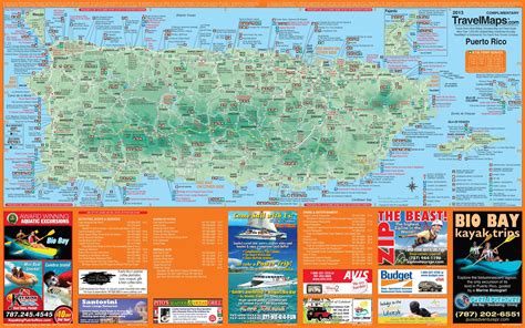 Interactive Puerto Rico map with cities.